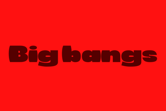 A Review of Big Bangs: The Bold Display Font for Editorial Design