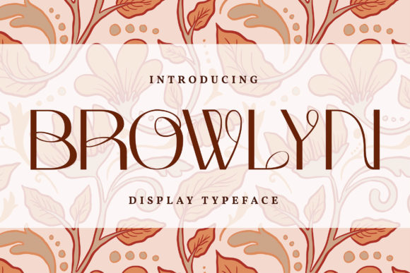 Browlyn: A Modern Display Font for Digital Creatives