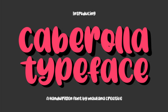 Caberolla: A Chunky Font for Digital Brands