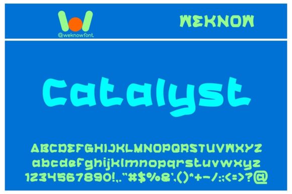 Catalyst: A Display Font with Editorial Heart