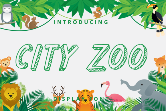 City Zoo: A Display Font for Bold Marketing Communication