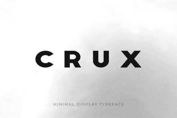 Crux: A Premium Display Font for Editorial Mood and Brand Identity