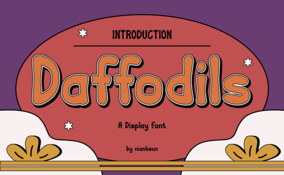 Daffodils: A Modern Typography Statement