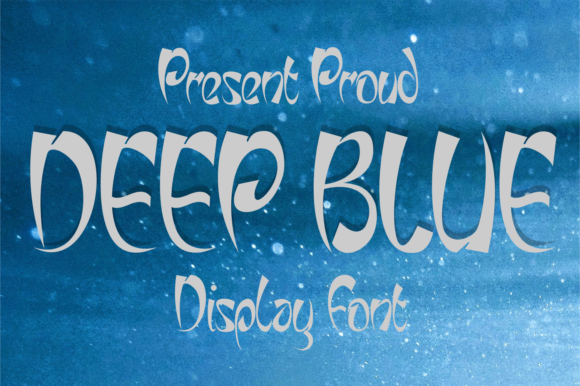 Deep Blue: A Quirky & Charming Display Font for Editorial Joy