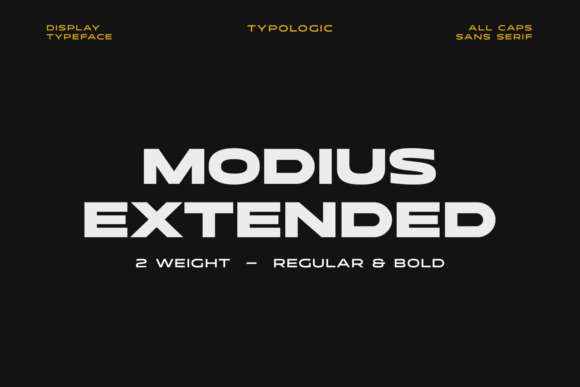 Modius Extended: A Modern Font for a Consistent Business Brand