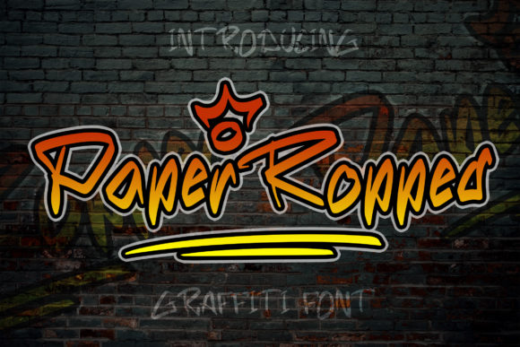 Paper Ropped: A Graffiti Font for Editorial Expression