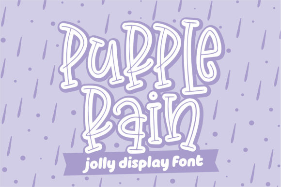 Purple Rain: A Friendly Display Font for Your Business
