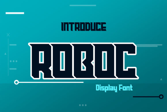 Roboc: A Bold Display Font for Modern Editorial Design