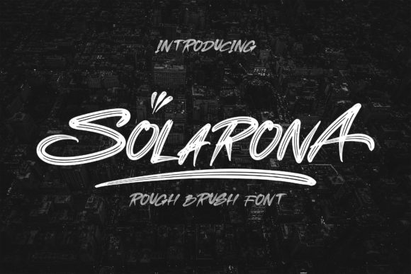 Solarona: A Display Font Built for Digital Visibility