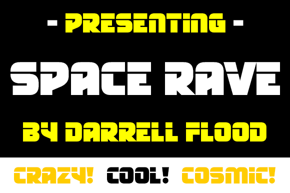 Space Rave: A Futuristic Display Font for Bold Branding