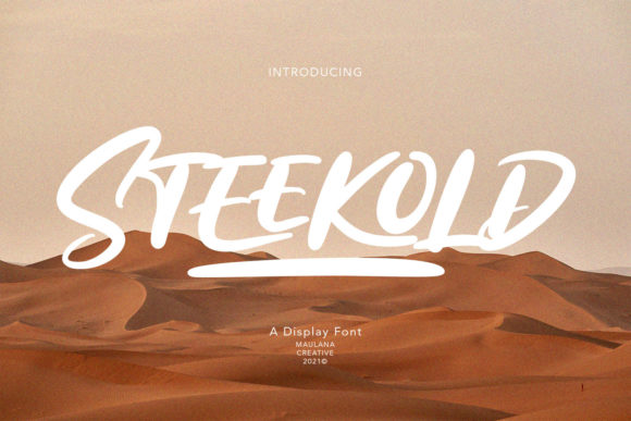 Steekold: A Font for Calm, Editorial Moods