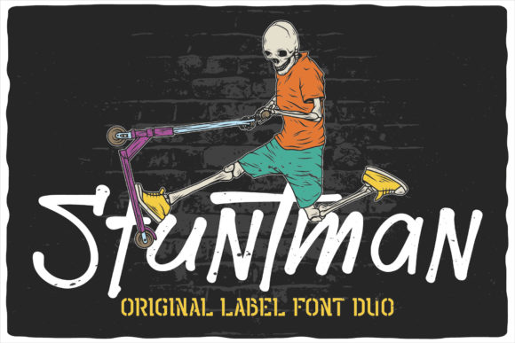 Stuntman: The Dynamic Craft Font for Handmade Products