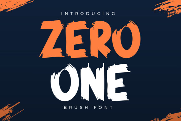 Zero One: A Bold Display Font for Standout Branding