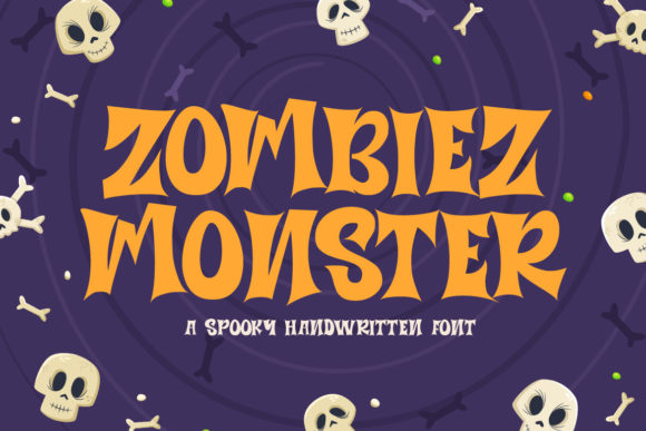 Zombiez Monster Font: A Bold Display Typeface for Digital Brands
